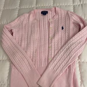 Pink Polo cardigan